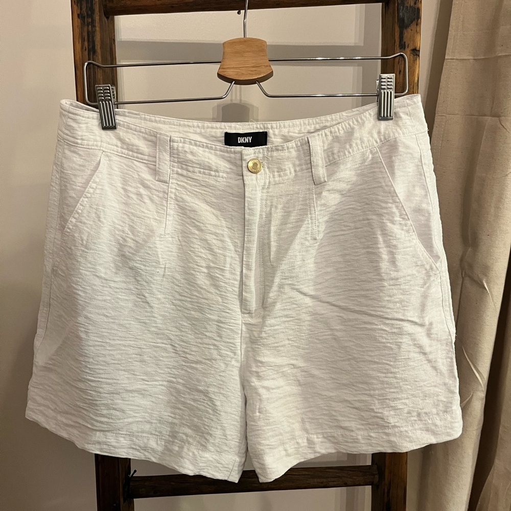 DKNY Women's Crisp White Bermudas